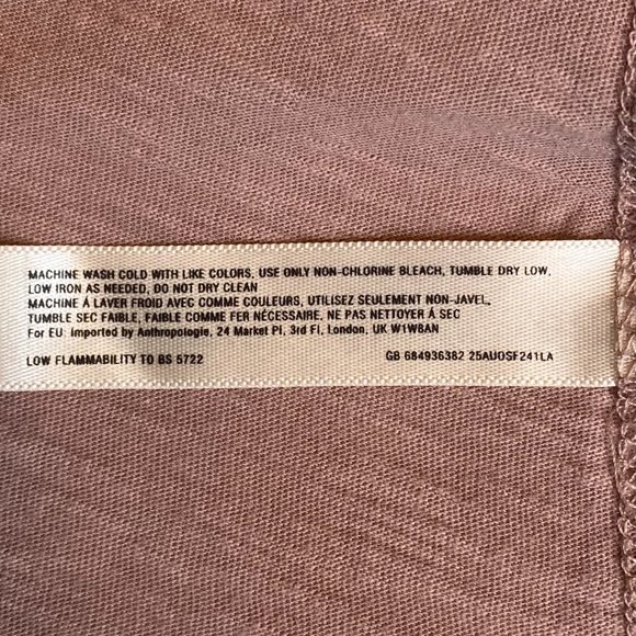 Anthropologie Pure + Gold Long Sleeve Mauve Pullover Size XS - Picture 7 of 7